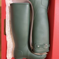 Green Hunter Rain Boots