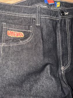 JNCO Style Baggy Dark Wash Denim Jeans Size 36