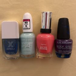 Four Nail Polishes 