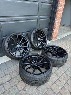 22" Velgen VF10 Gloss Black 22x10.5 Forged Wheels Rims Fits Audi RS6 RS7