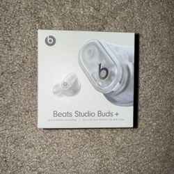 Beats Studio Buds + True Wireless Noise Cancelling Earbuds - Transparent