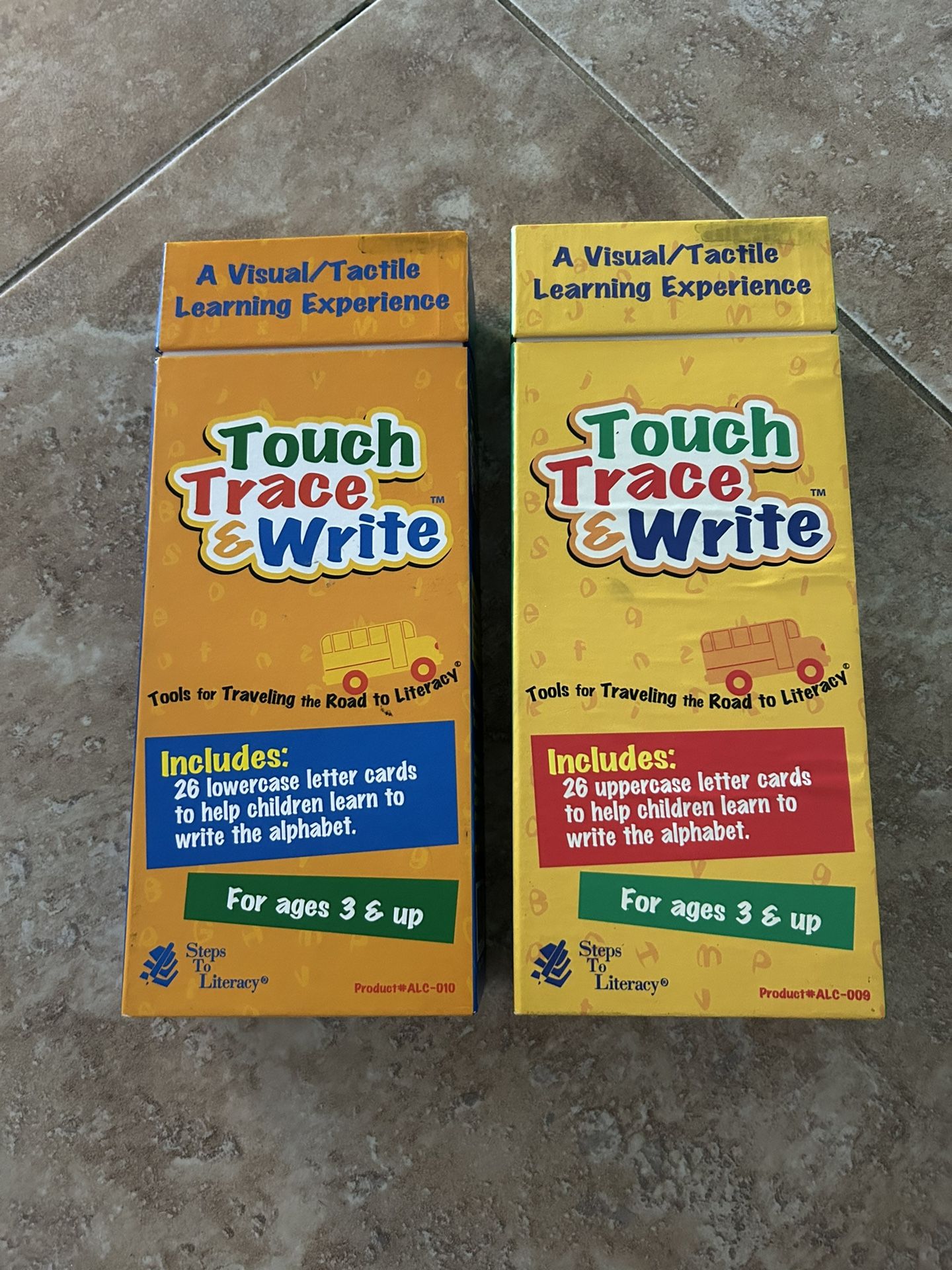 Touch, Trace & Write Sandpaper Dry Erase Letters