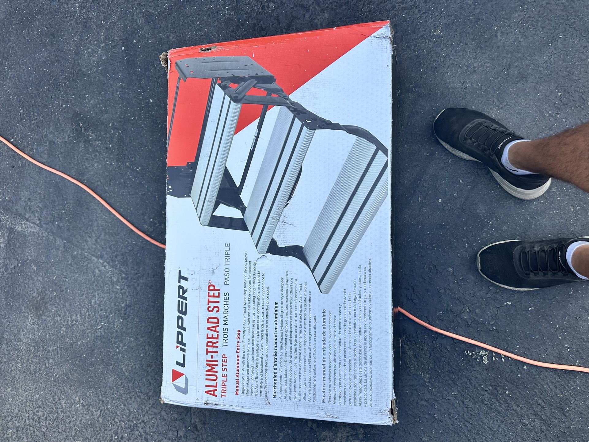 Lippert Manual RV Alumi-Tread Step® – Triple (Part #432696)