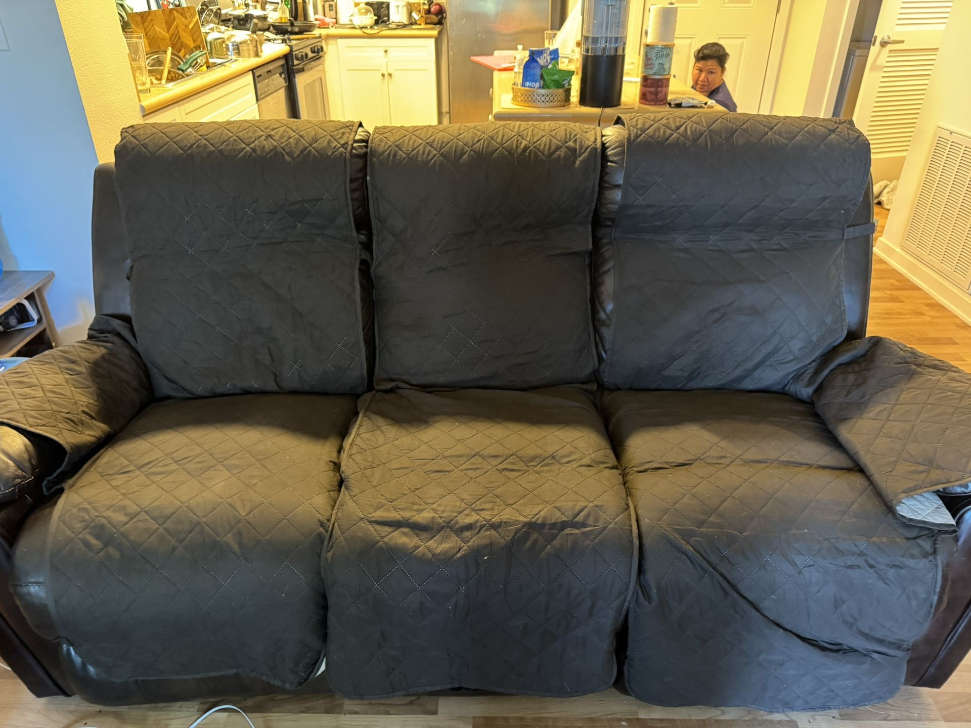 RECLINER SOFA- MUST GO FAST