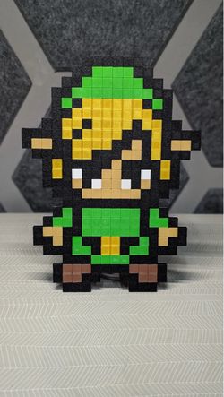 Link Zelda 8bit Wall Art