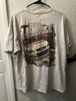 White baggy car shirt