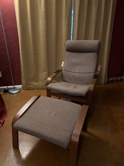 Ikea armchair + Ottoman