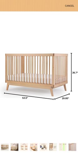 Dadada 3 in 1 convertible crib
