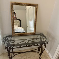 Mirror & Table