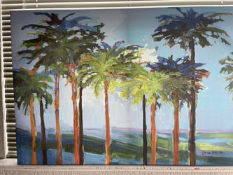 Palm Trees Canvas Painting 