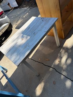 Small White IKEA Wood Table