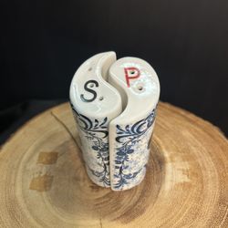 Portuguese Salt And Pepper Shakers Ying-Yang Design