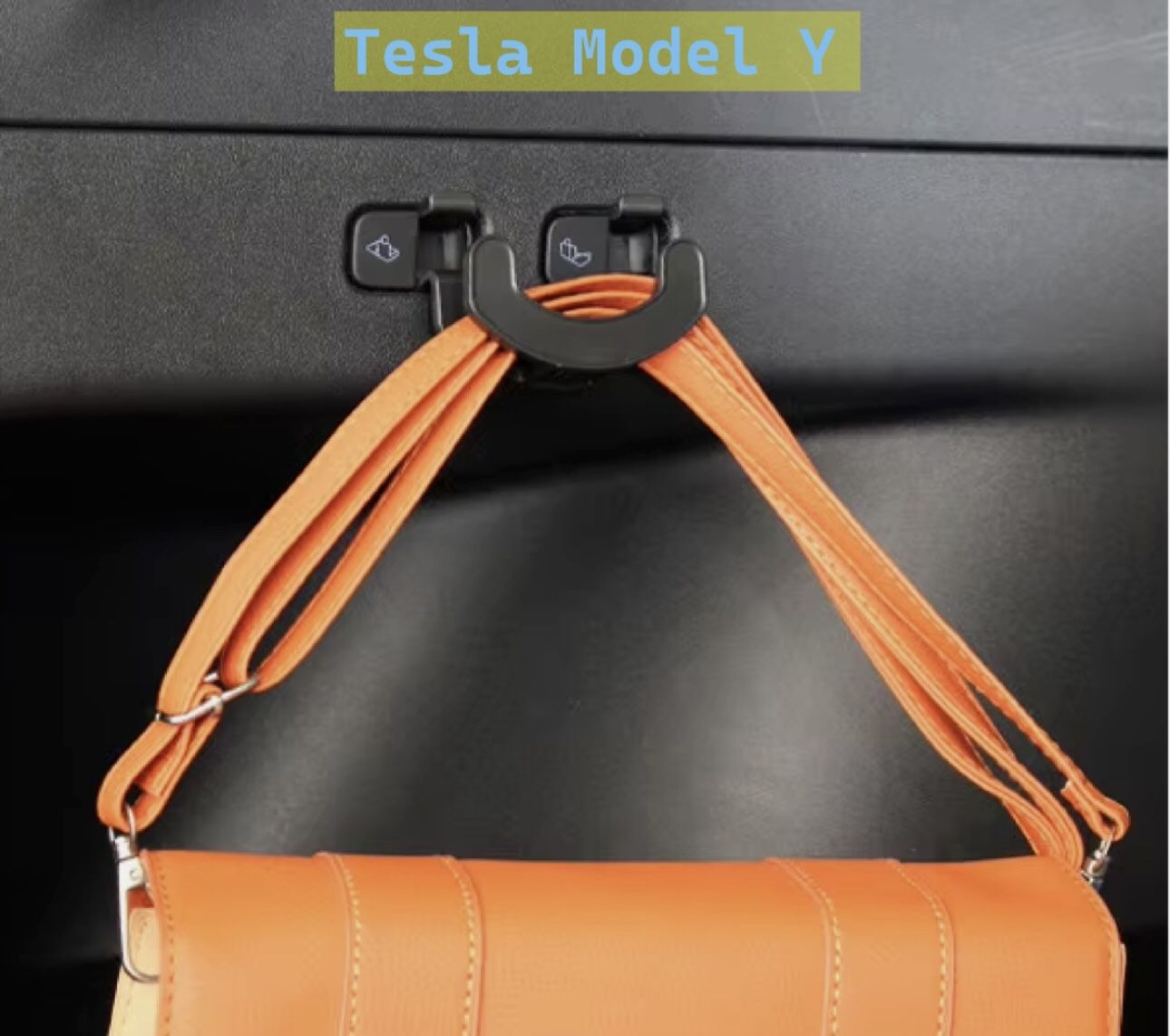Tesla Model Y Rear Trunk Hook Grocery Bag Hanging Hooks - Interior Accessories