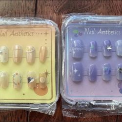 3D Fruit Press-On Nails Set Brand New