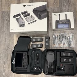 DJI Mavic 3 Fly More Combo + RC Pro + 2 Extra Batteries + Hard Shell Case