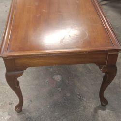 Queen Ann Style Mahogany Table (Reasonable Offer)