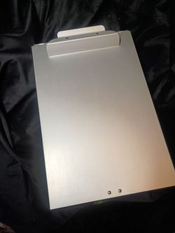 Saunders Cruiser-Mate Aluminum Storage Clipboard Letter Size, Silver