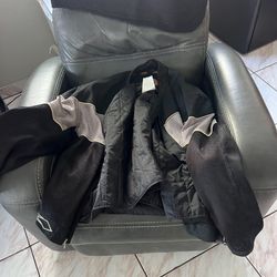 Motorcycle Riding Jacket Power Trip Xl Extra Large Padded Mesh Vented