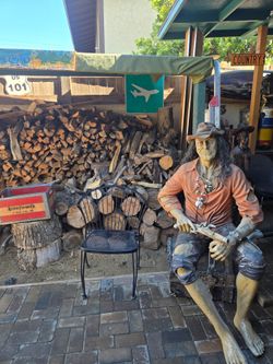 Life-Size Pirate/Cowboy Figurine Statue