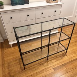 Glass Entryway Table