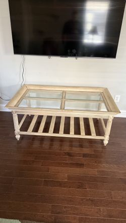Coffee Table - Glass Top