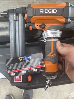 Ridgid 18ga Narrow Crown Stapler