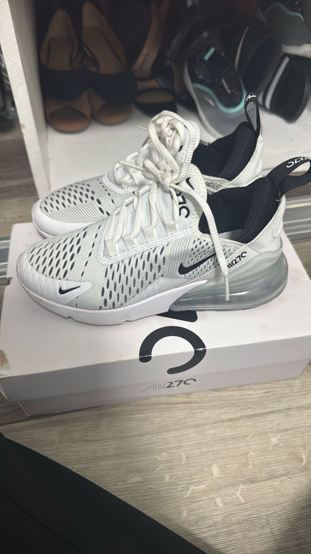 White And Black Nikes