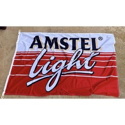 Amstel Light 56.5”x37” Flag Man Cave Flag Beer