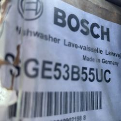 New Bosch Dishwasher 88 Model 