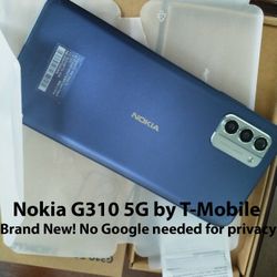 T Mobile Nokia G310 5G w NO Google Needed NEW