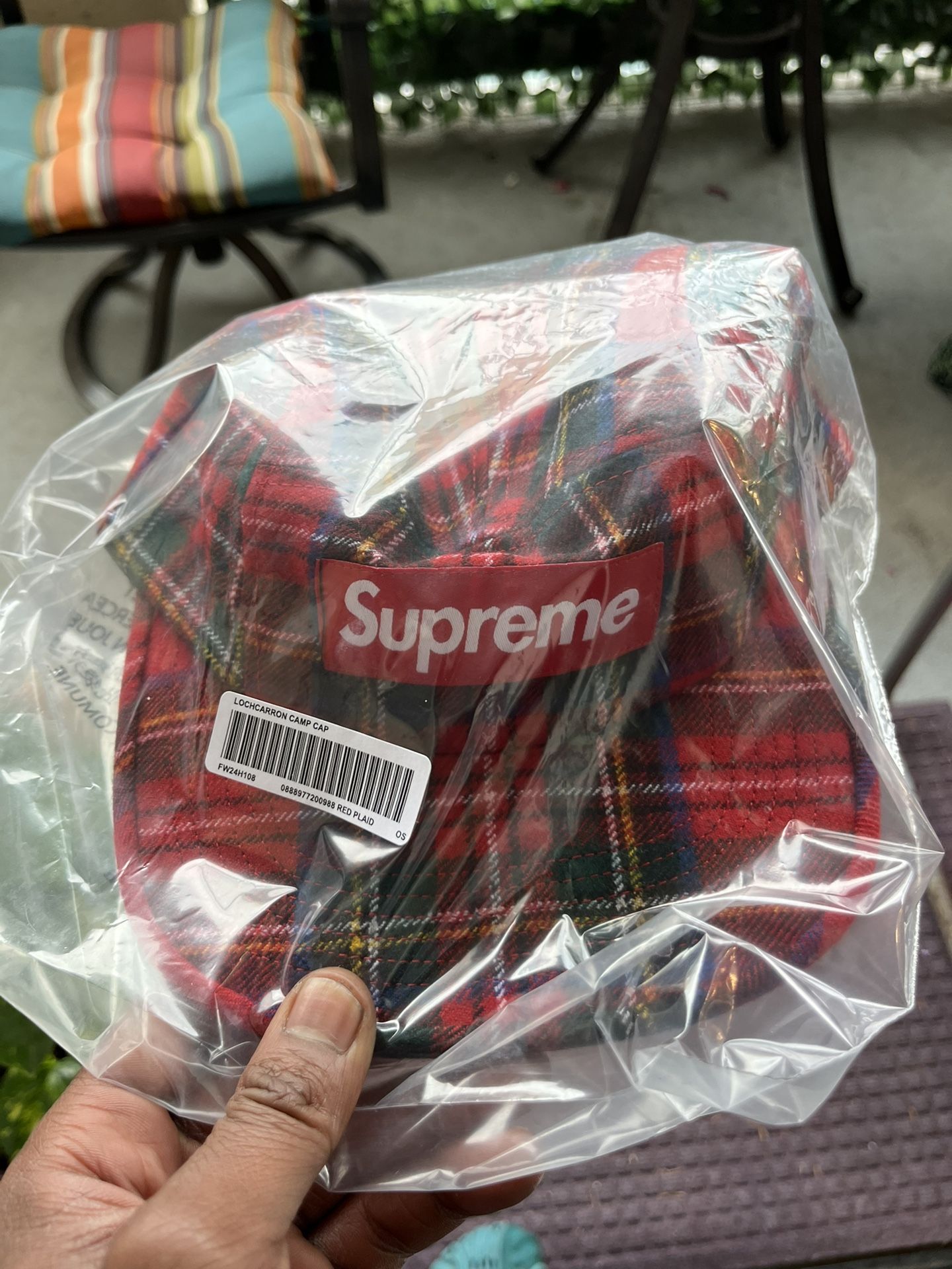 Supreme Lochcarron Camp Cap Supreme Lochcarron Camp Cap