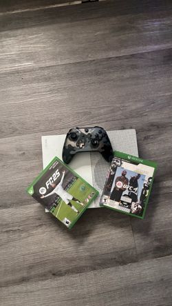 XBOX ONE S (includes controller, cables and games)