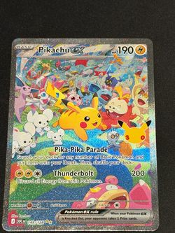 Pikachu ex 30th Celebration