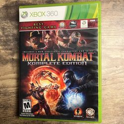Mortal Kombat Komplete Edition Xbox 360 CIB Complete With Manual