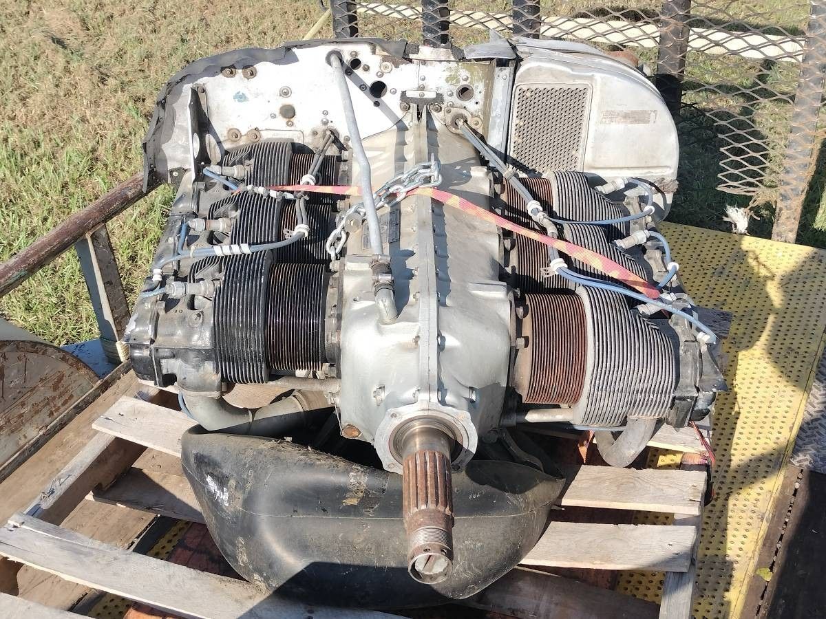 Continental185 E185 Airplane Aircraft AirBoat Engine Core - Seized