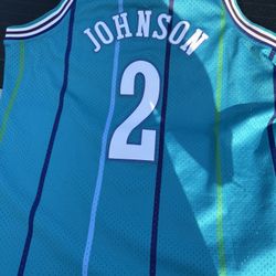 Larry Johnson Official Throwback Jersey 