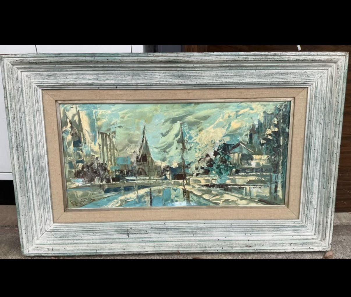 Original Parker Lee (Leonard Leibsohn) Oil Painting