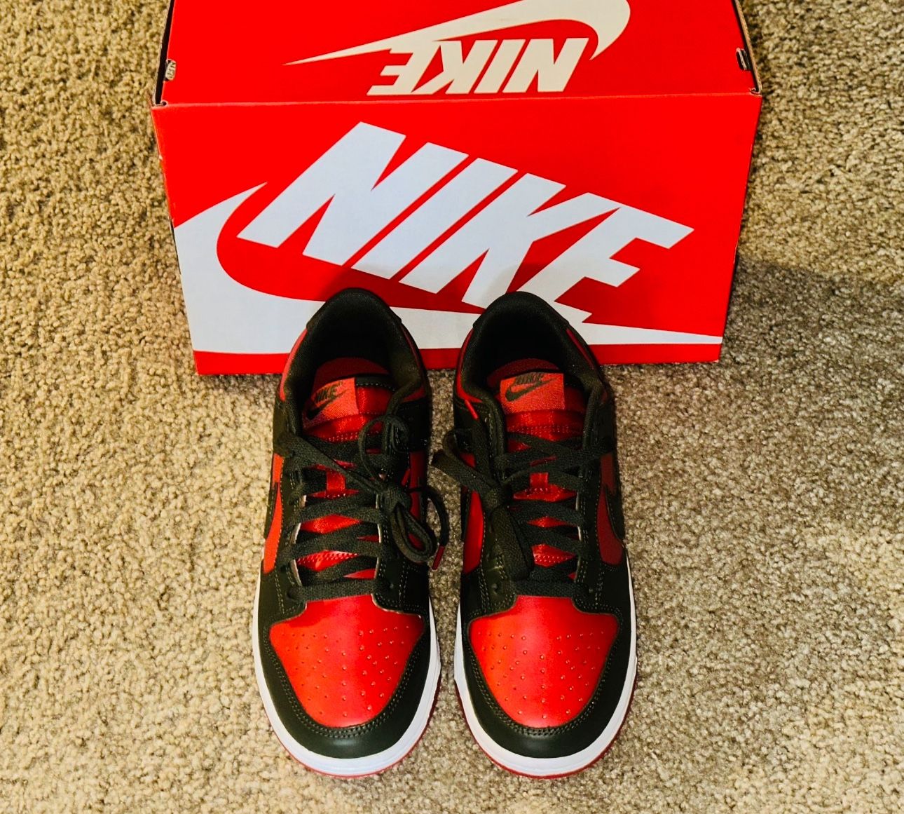 Nike Dunk Low Cargo Khaki Mystic Red