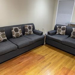 Sofa and Loveseat Set