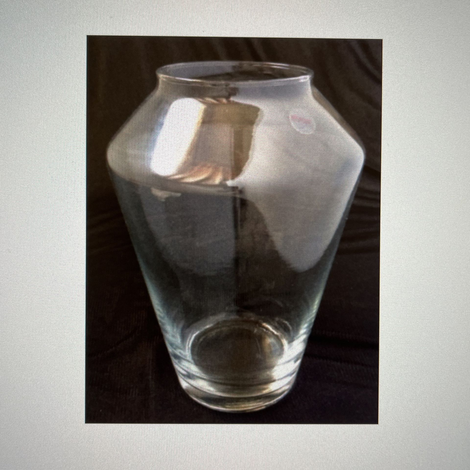 Elements Ming Vase Clear Glass Vase