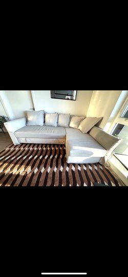 Ikea Beige Holmsund Couch/Sleeper Sofa