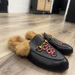 Men's Gucci Snake Mules