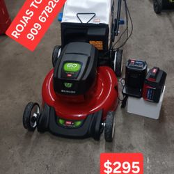 TORO 60V CORDLESS LAWM MOWER SELF PROPELLE WITH BATTERY 4.0 AH / CHARGER 