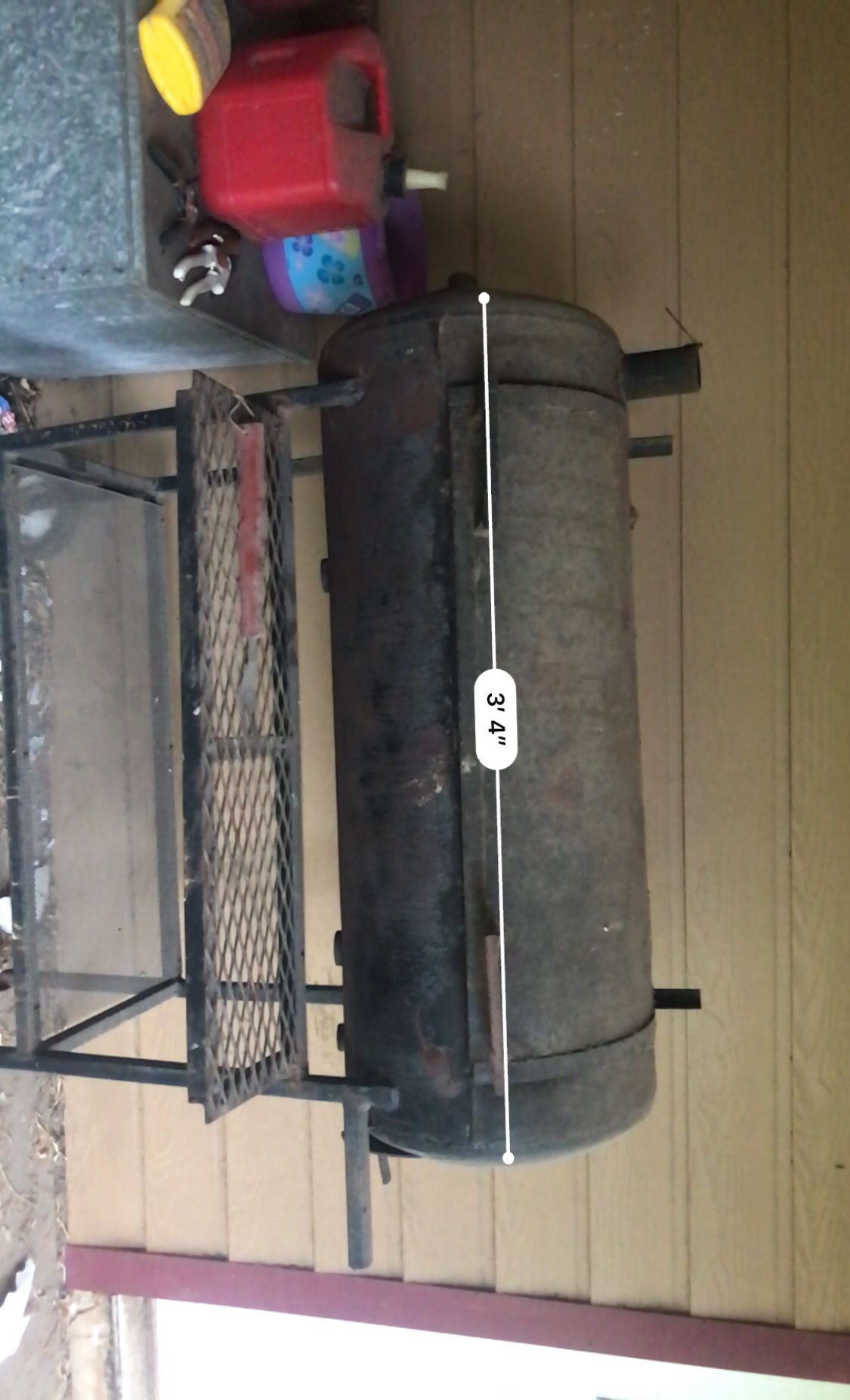 2 bbq pits