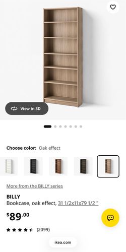 IKEA BILLY Bookcase Oak Effect