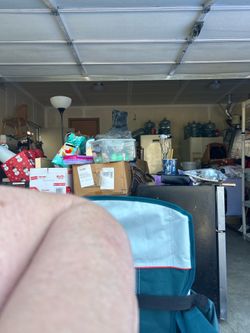 Cleaning out garage sale