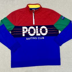 Polo Ralph Lauren Hi Tech Rafting Club Pullover Sweatshirt Size 2XL