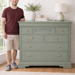 Sage Green Farmhouse Dresser – Beautiful Storage Piece