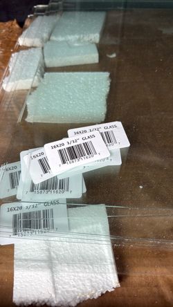 Glass sheets 16x20
