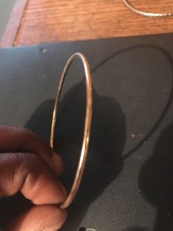 Woman’s gold bracelet
